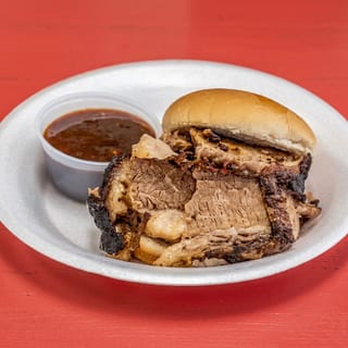 Brisket Sandwich with One Side